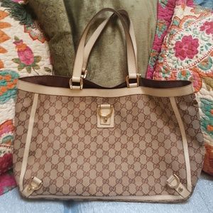 Gucci GG logo Canvas Tote Bag